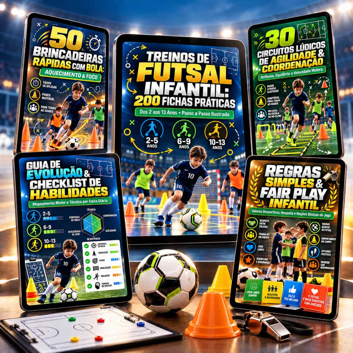 Treinos de Futsal Infantil